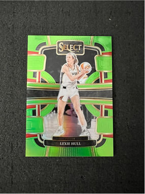Lexie Hull - 2024 Panini Select WNBA Concourse - Neon Green Prizm #40/75